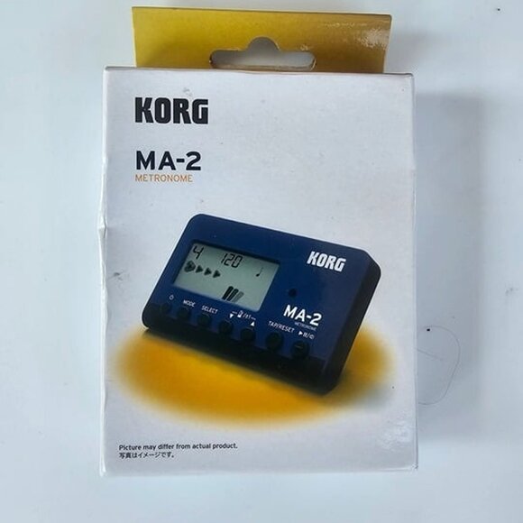 Korg MA-2 Multi-Function Digital Metronome Black Beat Couting Display (MA2-BLBK) - Picture 1 of 5